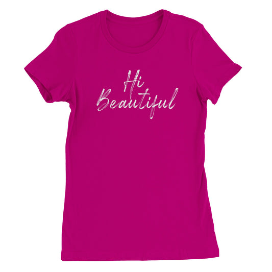 "Hi Beautiful" Premium Buy Geisha T-shirt