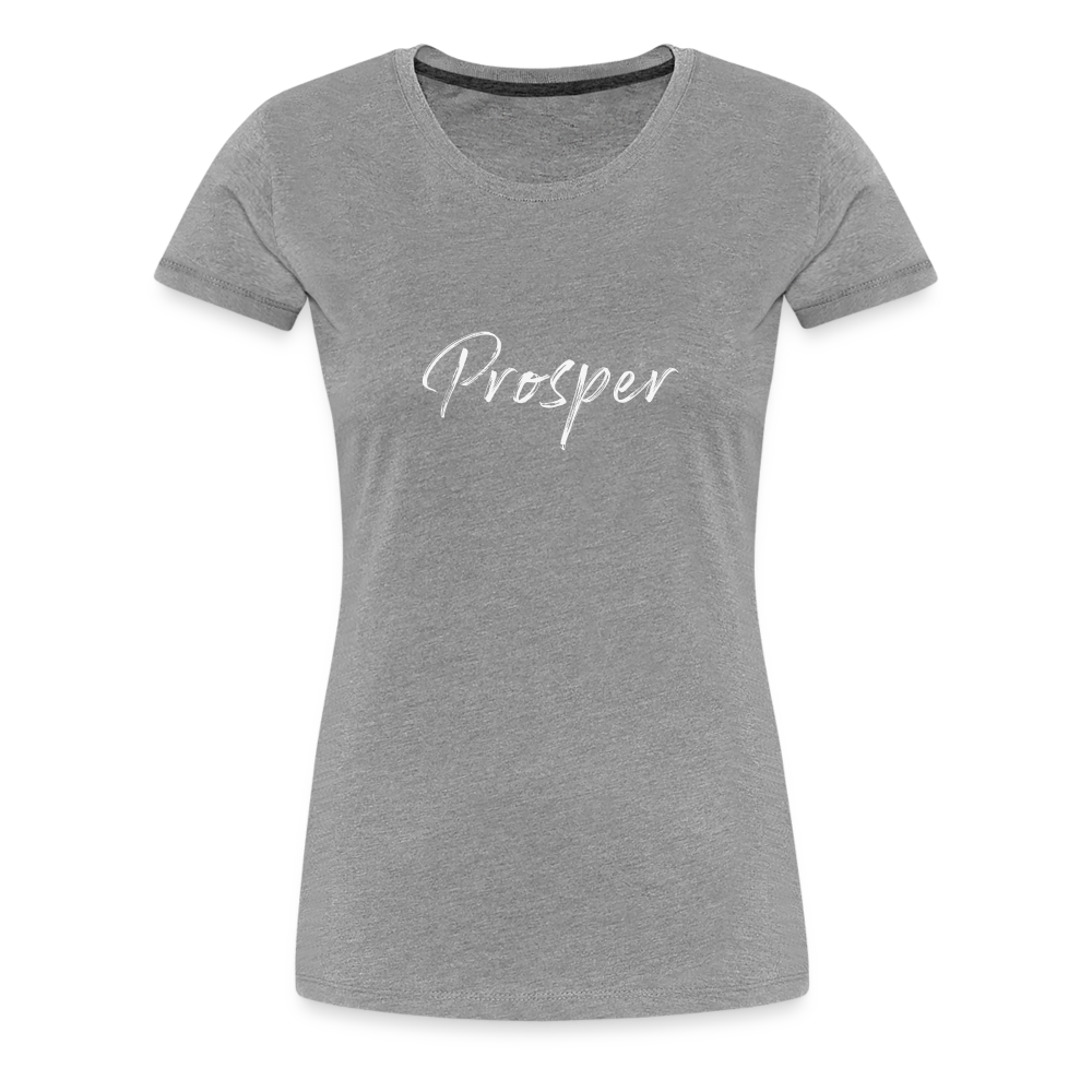 Buy Geisha "Prosper" Women’s Premium T-Shirt - heather gray