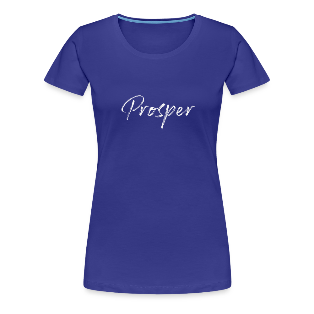 Buy Geisha "Prosper" Women’s Premium T-Shirt - royal blue