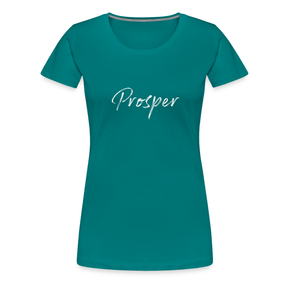 Buy Geisha "Prosper" Women’s Premium T-Shirt - teal